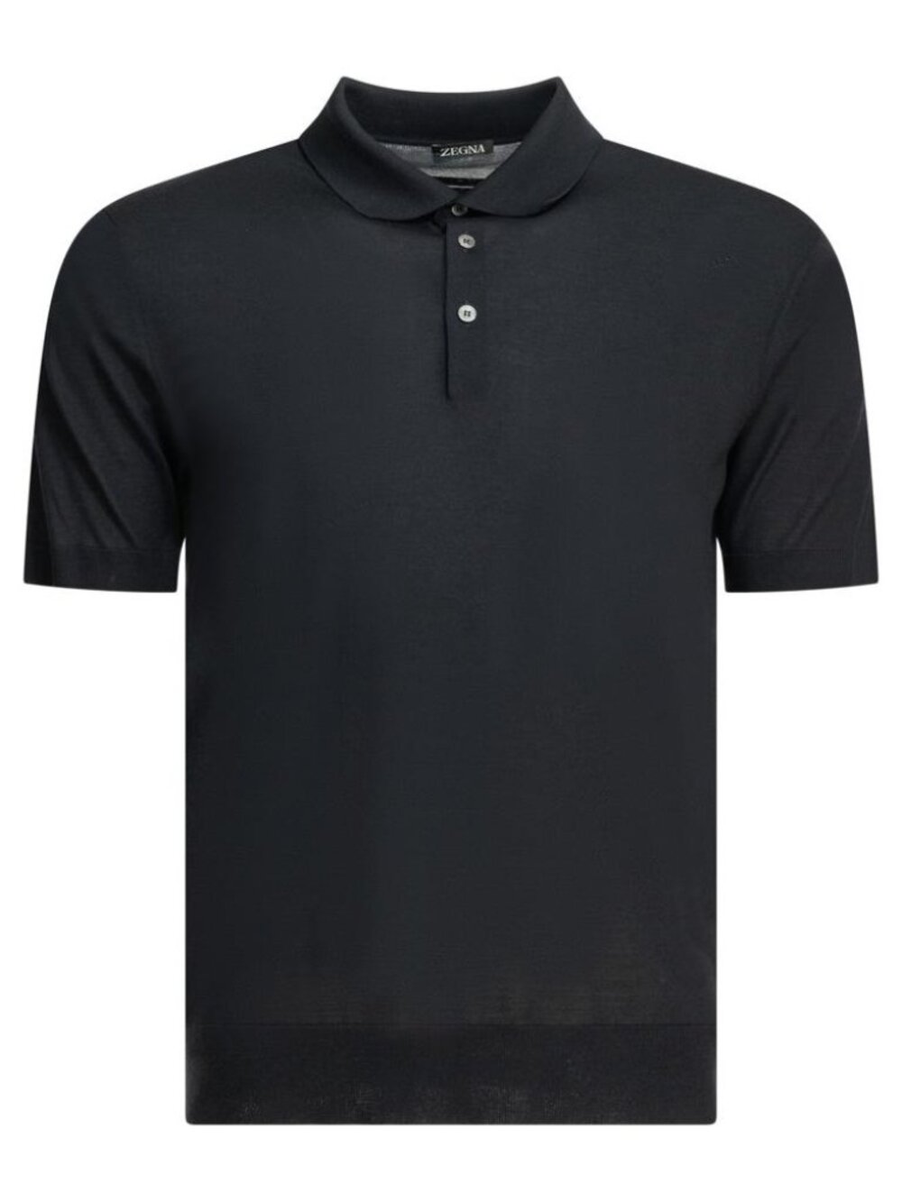 Zegna Short Sleeves Polo Shirt In Wool Tag Size 52 Men